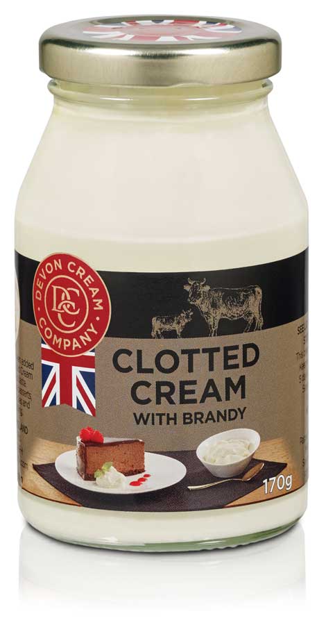 Devon Clotted Cream with Brandy - 170g