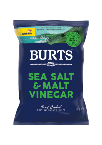 Burt's Sea Salt & Malt Vinegar Crisps
