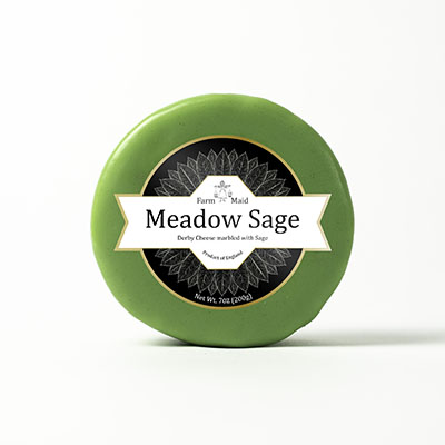 Farm Maid - Meadow Sage Truckle - 200g